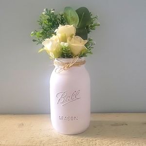 Handmade Mason jar art